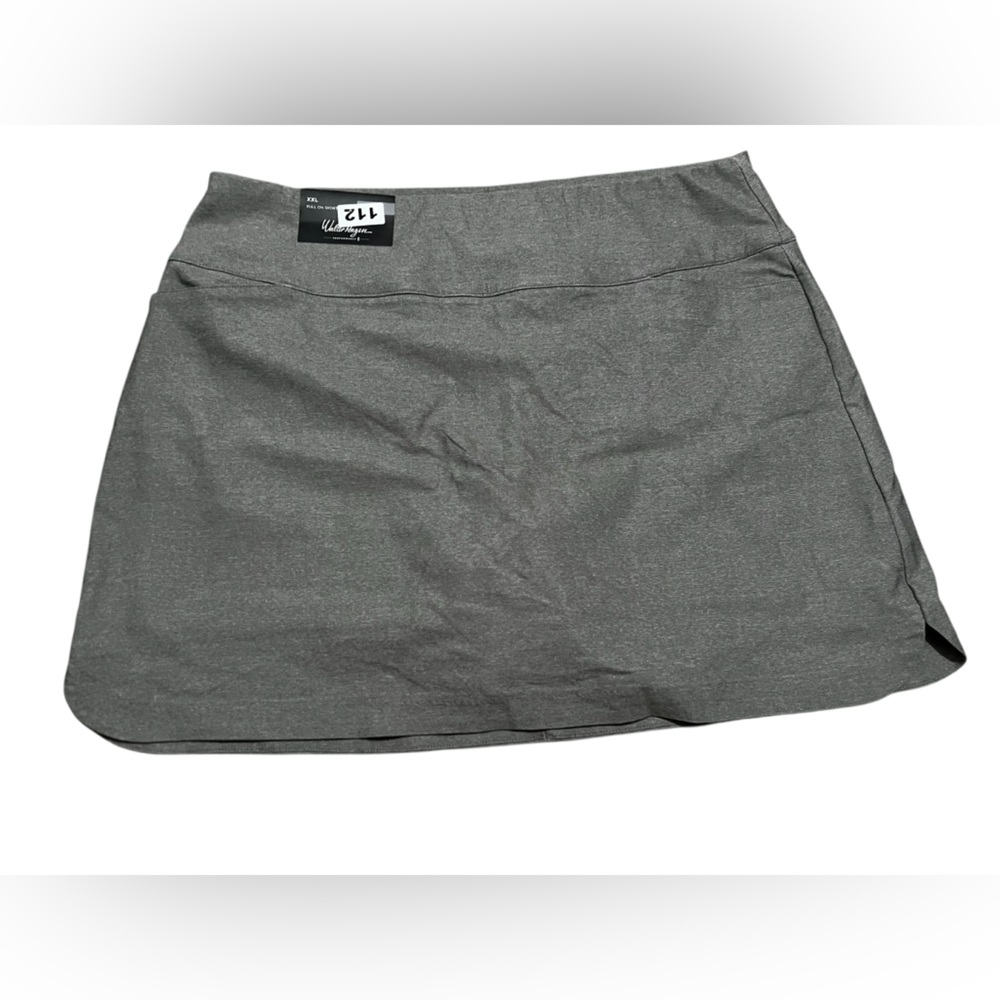 Lady Hagen performance 11 pull on 17" sculpt golf skort‎ heather grey size XXL - Picture 2 of 13